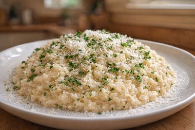 How to Cook Classic Parmesan Risotto on the Stove